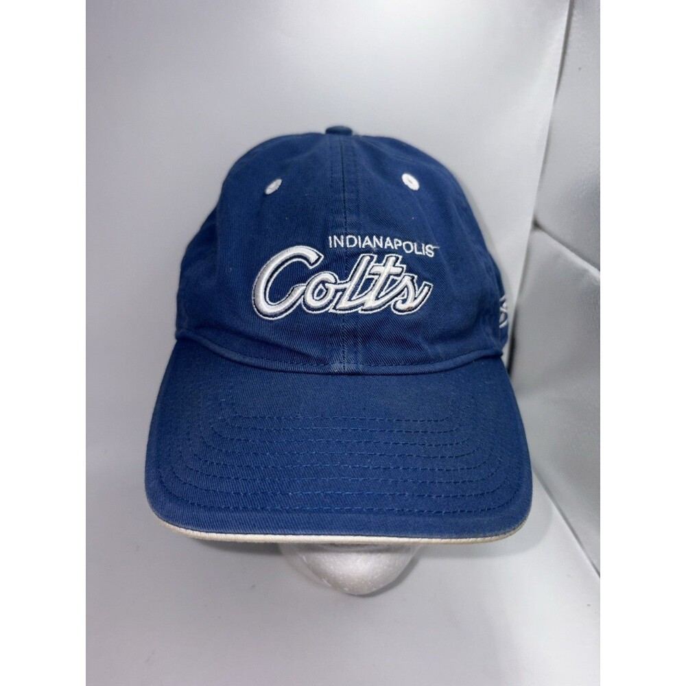 Y2K Indianapolis Colts Vintage Reebok Script Strapback Cap Hat